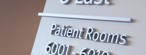 (2) UPMC East Interior Wall Sign